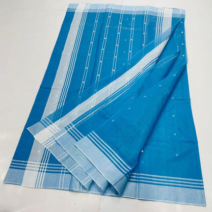 Beautiful Pure Handwoven office wear traditional chanderi Bana Silk saree